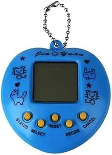 Brinquedo Virtual Tamagoch com 168 Animais, Interativo e Educativo com Tela LCD Colorida (Azul)