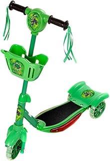 Brinquedo Infantil Patinete Hulk 3 Rodas C Cestinha Luz