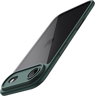 JETech Capa para iPhone Air, Case Protetora de Telefone à Prova de Choque, Estrutura de TPU Fosco de Cor Sólida, Parte Traseira Transparente Anti-Riscos (Verde Escuro)