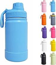 Garrafa Térmica Infantil 350ml com Bico Antivazamento e Alça de Transporte (Azul claro)