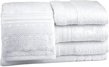 Jogo de Toalha Banhão Cristal Renascença Fio Egipicio