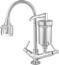 MINHA CAZZA Torneira Gourmet Com Filtro Cozinha Luxo Bancada Cromado Cinza 1/4 De Volta