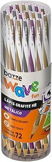 Lapis Grafite Bazze Wave Metalico Pote 72 Uniadades