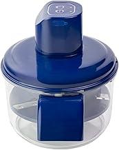 Bvx Descascador Elétrico Automático Recarregável USB-C, Portátil para Frutas Pequenas, Azul, 20x14cm