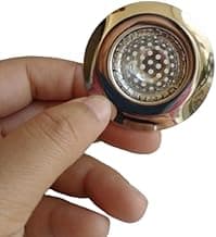 Kit 2 Ralos de Pia 5cm Inox Premium Para Banheiros ou Área de Serviço Segura Sujeiras Não Enferruja Higiênico Previne Entupimentos em Pias Fácil Limpeza Design Moderno, Elegante Durável