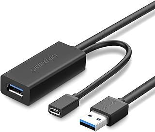 Cabo de extensão USB USB 3.0 para fêmea UGREEN cabo de repetidor ativo com amplificador de sinal repetidor para impressoras, antena WiFi, Playstation, HTC Vive, teclado, console de jogos, 32FT