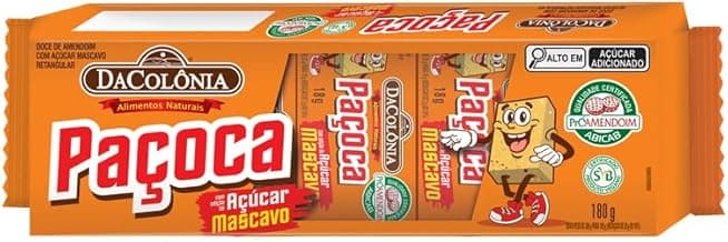 PACOCA RETANGULAR C/MASCAVO 180G com 15.05% de desconto por R$ 8,41 na amazon