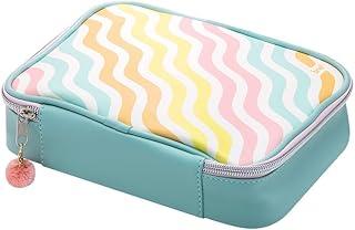BRW Estojo Necessaire PU 1 Ziper Box Pompom Enjoy