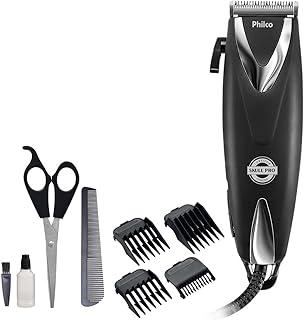 Cortador de Cabelos Philco PCR12CR Skull Pro Chrome 9 Em 1 Preto 18W 110V