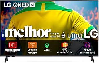 Smart TV 4K 50" LG QNED73 Portal de Games Processador AI α7 Gen8 4K Super Upscaling Google Cast Integrado Controle AI Magic WebOS 25 Modo Esportes Alerta de Esportes