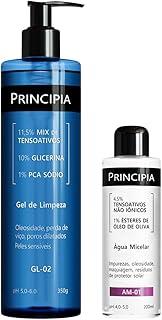 PRINCIPIA, Kit Dupla Limpeza Água Micelar AM-01 + Gel de Limpeza Facial GL-02