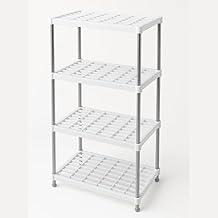 Estante Modular Plastico, Multiuso, 4 Andares, Rack Para Sala, Estante Organizadora