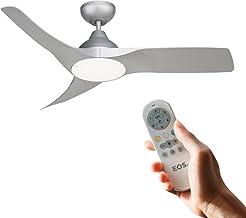 Ventilador de Teto EOS Turbo Vento 3 Pás com Controle Remoto 112cm 150W Prata EVX110S Bivolt