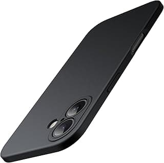JETech Capa para iPhone 17 6,3 Polegadas, Proteção Total da Lente da Câmera, Case Protetora de TPU Macio para Telefone, Acabamento Fosco, À Prova de Choque (Preto)