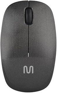 Mouse sem Fio Multi USB com 3 Botões e Design Ergonômico – Preto MO251