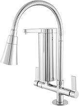 Torneira Cozinha Flexível Filtro Gourmet Cromada Bancada Tubo 2 Jatos