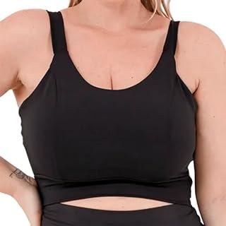 Top Suplex Plus Size 3045A | Top Fitness Feminino Alta Sustentação e Conforto para Treinos e Uso Diário