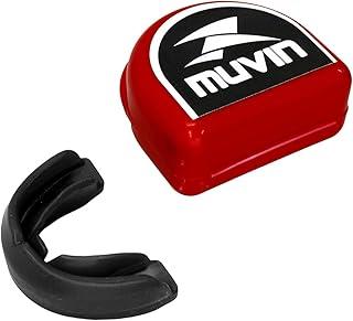 Muvin Protetor Bucal Profissional – Moldável – Com Estojo – Lutas – Esportes de Contato - Artes Marciais – Boxe – Muay Thai – Jiu Jitsu – Judô – Karate – Taekwondo – Kung Fu - MMA