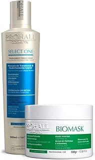 Progressiva Prohall Select One Sem Formol - Kit Alisamento Liso Extremo e Brilho Espelhado - Máscara Biomask 300g/300ml