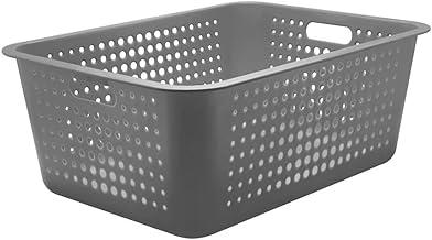 Ou Cesta de Roupas Maxi 40L Chumbo Linha Cestas Organizadoras