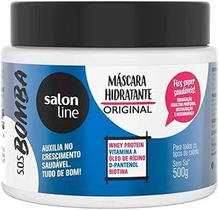 Salon Line, Máscara Capilar, SOS Bomba, Crescimento, Reparação e Força - Todos os Tipos de Cabelos, 500 ml