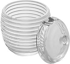 LYOR - Açucareiro de Cristal com Colher e Tampa Colméia 210ml