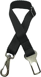 Cinto De Segurança Pet Cachorro Gato Universal Veicular Ajustável Regulável Viagem Segura Até 35kg TáNaTela (Preto)