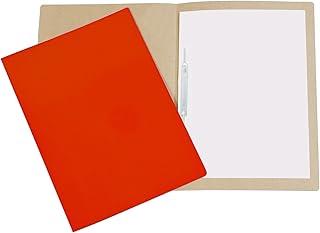 Polycart 1026-VM, Pasta Grampo, Trilho Papel, Oficio, Multicor, Pacote de 20, 335mm x 230mm