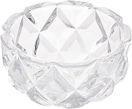 LYOR - Bowl de Cristal Deli Diamond 270ml - Ideal para Servir Petiscos, Doces, Molhos - Brilha como Porta-joias, Decorativo com Flores flutuantes e Base para Velas Aromáticas.