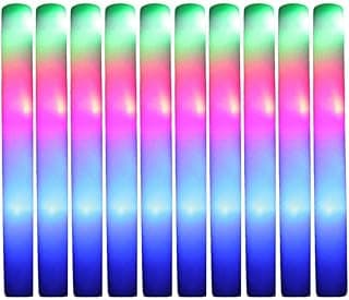 10 Bastão Luminoso Luzes Led Pisca Pisca Colorido Para Animar Festa Evento Aniversario