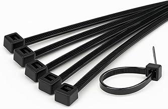 Abraçadeira de Nylon (Preta ou Branca) 2,5x100mm com 100 Peças – Resistente, Versátil, Ideal para Organizar Fios e Cabos