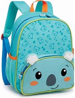 Mochila Infantil, Nova Rio, Animais, Menino, 33 cm, Sortida