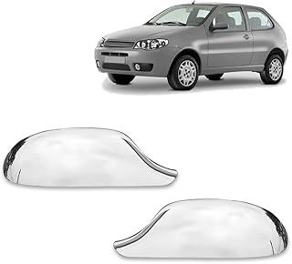 Par Aplique Cromado para Retrovisor Palio Siena G3 G4 2004 2005 2006 2007 2008 2009 2010 2011 Strada 2004 2005 2006 2007 2008 2009 2010 2011