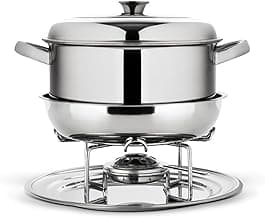 Brinox - Rechaud com Banho Maria 5,7L Platanos - Aço Inox