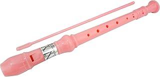 New York Flauta Doce Germânica Rosa Claro FL 20G em Resina ABS