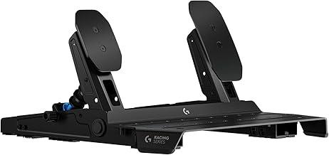 Logitech G RS Pedals - Pedais de simulação de corrida com freio com célula de carga 75 kg, posições ajustáveis, design modular, estrutura de aço.