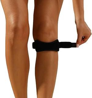 Suporte para Joelho Patela Faixa Ajustável de Proteção da Patela, Preto (Ajustável, unidade, 1)