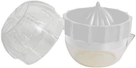 Espremedor de Citrus, Metaltru, Transparente com Branco