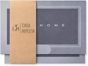 Kit com 2 Tapetes de Casa e Banheiro, Borracha Soft Antiderrapante, Ultra Absorção, 60x40cm, Secagem Rápida - Casa Repleta