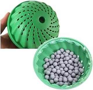 Bola Mágica para Lavar Roupas Remove Fiapos Pelos e Sujeira sem Sabão Econômica Ecológica e Reutilizável – Alta Eficiência Dura até 1500 Lavagens Ideal para Roupas Limpas sem Produtos Químicos