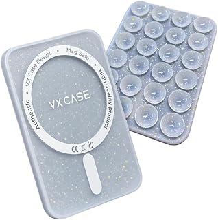 Suporte Magnético com Ventosas Mag Grip VX Case – Compatível com MagSafe, Fixação Forte, Suporte para Celular em Vidro/Espelho, Ideal para Vídeos, Chamadas e Uso Hands-Free