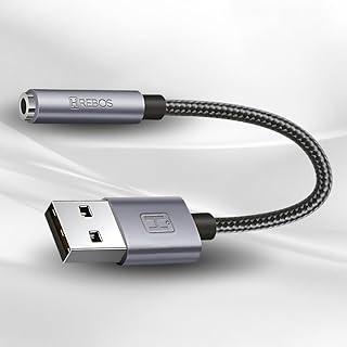 Adaptador de Áudio USB para Fone de Ouvido P2 Conector Alta Fidelidade Para PC e Notebook