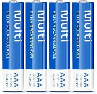 Pilhas Recarregáveis AAA 1000Mah com 4 Unidades Multi - CB050