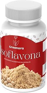 Isoflavona 60 Cápsulas – Suplemento Natural para Equilíbrio Hormonal Feminino, Alívio dos Sintomas da Menopausa e TPM, Rico em Isoflavonas da Soja, Vegano e Sem Glúten (1)
