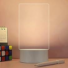 Luminária Led Lousa De Escrever Com Caneta Quadro Anotações