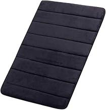 Tapete Antiderrapante Soft Macio, Absorvente, Lavável e de Secagem Rápida para Conforto e Segurança (Preto)
