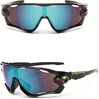 Óculos De Sol Bike Ciclismo Esportivo Proteção Uv Espelhado Preto UV400