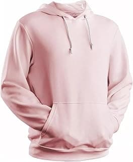 Moletom Liso Abrigo Blusa de Frio Moleton Canguru com Capuz (G, Rosa)