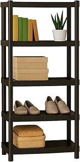 Agraplast Estante 5 Prateleiras: Sapateira Organizadora, Prateleira para Livros e Estante Organizadora Multiuso para Cozinha, Sala ou Escritório