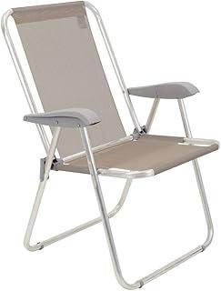 Cadeira Tramontina Creta Master Alumínio Camurça